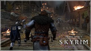 The Battle For Whiterun  Ultra Modded Skyrim SE 2023 [upl. by Jaquenette487]