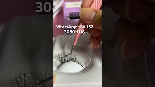 005 volume lashes easy to make fan even no skills like meeyelashesvendor eyelashextension lash [upl. by Adlihtam]