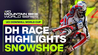 Mens Downhill Race Highlights Snowshoe USA  UCI Mountain Bike World Series [upl. by Inaj309]