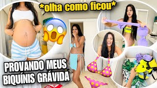 TESTANDO MEUS BIQUÍNIS DE ANTES DA GRAVIDEZ  TOUR PELO CORPO 😱👙 [upl. by Elle]