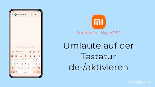 Umlaute auf der Tastatur deaktivieren oder aktivieren  Xiaomi Android 14  HyperOS 1 [upl. by Ehav]