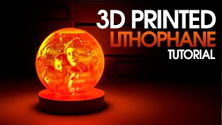 Lithophane printing tutorial  3D printing  How to [upl. by Bruckner]