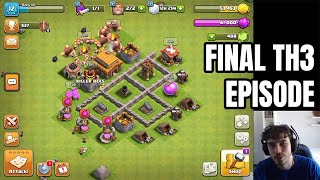 Clash of Clans  Ep 3  Final town hall 3 episode [upl. by Amasa]