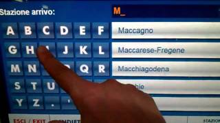 Macchinetta Self Service Trenitalia a Malpensa [upl. by Nosraep]