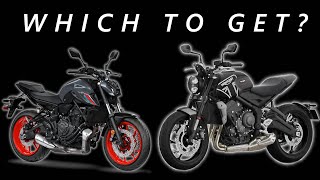 TRIDENT 660 vs YAMAHA MT07  Comprehensive Comparison [upl. by Ezalb337]