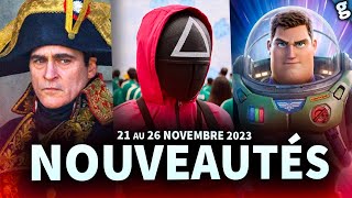 NOUVEAUX FILMS et SÉRIES qui arrivent du 21 au 26 novembre 2023 [upl. by Aihset]