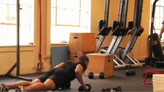 CrossFit  Xplore CrossFit Dumbbell and Burpee Workout [upl. by Ynned]