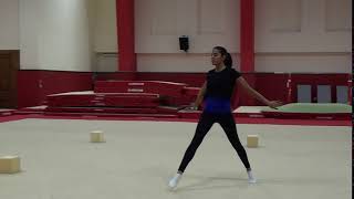 aerobic gymnastics routine تعلم جمباز الايروبيك 41 [upl. by Demetria]