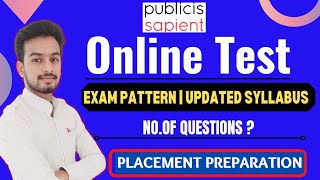 Publicis Sapient  Online Test  Exam Pattern  Syllabus  Interview Questions  Recruitment Process [upl. by Erlene]