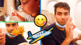 FLIGHT FOOD REVIEW 😋 🍱  Episode 7  VelBros Tamil [upl. by Ortrud]