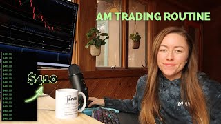 My Morning Trading Routine for a Quick 400Day [upl. by Namie]