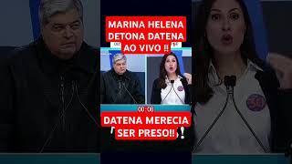 MARINA HELENA DETONA DATENA AO VIVO falamais [upl. by Tse]