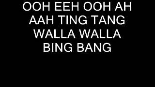 Witch Doctor Ooh Eeh Ooh Ah Aah Ting Tang Walla Walla Bing bang lyrics [upl. by Joiner]