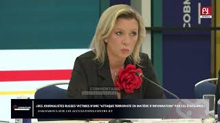 Des journalistes russes victimes dune quotattaque terroristequot  Maria Zakharova [upl. by Tarkany]