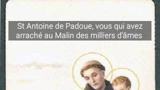 Prière à Saint Antoine de Padoue pour retrouver les objets perdus [upl. by Judah548]