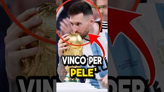 😨Messi ha un cuore d’oro calcio football sports messi pele [upl. by Sirred]