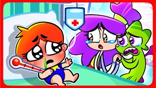 When The Throat Hurts🥵🥶😷 Funny English for Kids animation kids family [upl. by Lareine852]