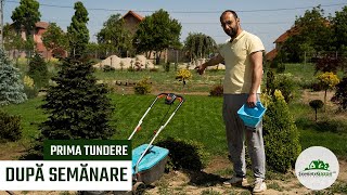 Prima tundere Inaltimea la prima tundere Irigarea si fertilizarea gazonului tanar [upl. by Enajiram]