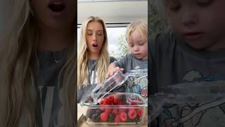 Making natures cereal with my toddler ytshorts naturescereal food [upl. by Anij]