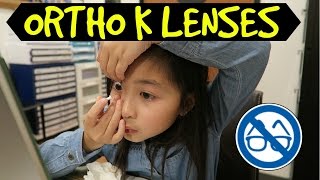 8 Year Old Gets OrthoK Lenses  Does It Really Work [upl. by Wira456]