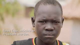 Unbegleitete Kinder fliehen nach Uganda John will Frieden [upl. by Barnaby]