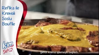 Refika ile Kremalı Soslu Bonfile [upl. by Perlis415]