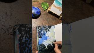 Gouache painting art painting gouachepainting postercolourpainting aesthetic artist [upl. by Cherida]