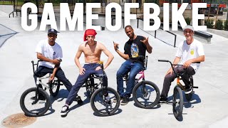 HEAVY SQUAD GAME OF BIKE AT BRAND NEW NYC SKATEPARK [upl. by Ahsienal571]