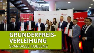 Sparkasse Koblenz verleiht „Gründerpreis 2024“ [upl. by Nosittam]