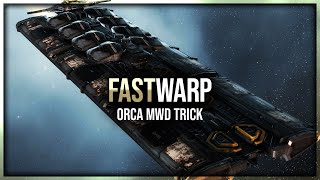 Eve Online  Fast Orca Warping  Orca MWD Trick [upl. by Philana695]