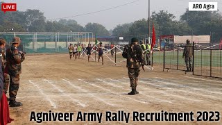 Agniveer Army Rally Bharti 2023  Army Bharti 2023  Indian Army Bharti 2023  ARO Agra Army Bharti [upl. by Annwahs]