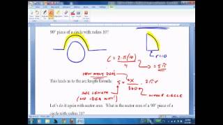 HGEO 116 Arc Lengths and Areas of Sectors [upl. by Oreste838]