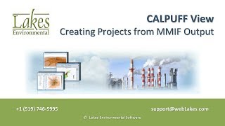 CALPUFF View Creating Projects from MMIF Output [upl. by Naryb287]