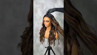 Look The Lace The Color UNICE Balayage Brown 7X5 Lace Wig 24 inch Amazon UNICE unice [upl. by O'Donoghue]