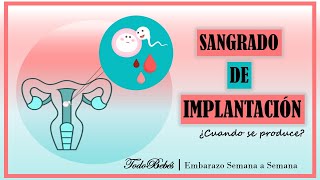 🤔¿Como saber si es Sangrado🩸 de Implantación o Menstruación 👉DIFERENCIAS SÍNTOMAS Y MAS [upl. by Scrivens]