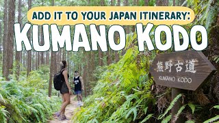 4K Japans TOP HIKING SPOT Kumano Kodo  Our 3 DAY experience [upl. by Yllehs538]