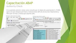 Capacitacion ABAP tema 10 Authority check [upl. by Zampino]