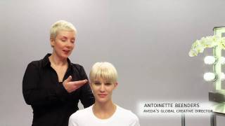 Aveda HowTo  The Tousled Look for Short Hairstyles [upl. by Birkner]