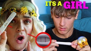 PREGNANCY PRANK ON BOYFRIEND HE WAS SHOCKED [upl. by Sennahoj]