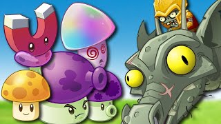 Can I Survive with ONLY MUSHROOMS Plants vs Zombies 2 [upl. by Averyl]