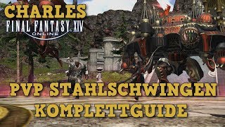 FFXIV  PVP Stahlschwingen KomplettGuide HUD Mechs Taktik DeutschGerman [upl. by Ainelec]