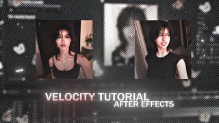 HOW TO MAKE Velocity On After Effects [upl. by Hcirteid812]