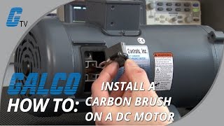 How to Install a Carbon Brush in a DC Motor  Galco [upl. by Adniral]