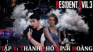 RESIDENT EVIL 3 CrisDevilGamer TẬP 1 THÀNH PHỐ QUÁI VẬT [upl. by Ailuy]