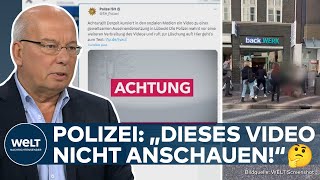 PRÜGELEI IN LÜBECK Warum will die Polizei dass dieses Video sofort gelöscht wird [upl. by Enilrad221]