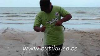 Fishing at Cherating Beach [upl. by Kinnard139]