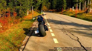 HarleyDavidson FXSB Breakout Autumn Rideout 281017 [upl. by Ailisab]