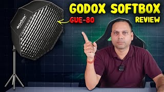 Godox SBGUE 80 cm  32quot REVIEW  Best octagonal softbox with Bowens mount  Detail setup guide [upl. by Ydnahs]