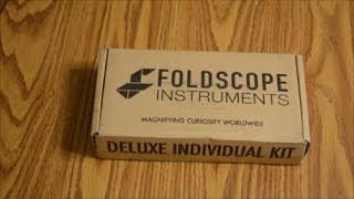 Foldscope Unboxing and First Looks [upl. by Amein]