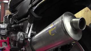 LeoVince exhaust bmw R1100R [upl. by Eecram]